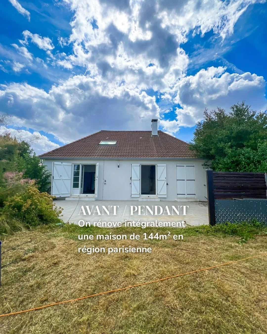 AVANT / PENDANT 🛠️

Voici les premi&egrave;res &eacute;tapes du projet r&eacute;no.
On repart de z&eacute;ro avec la d&eacute;molition : murs abattus, volumes repens&eacute;s, et beaucoup de poussi&egrave;re au passage.
C&rsquo;est le tout d&eacute;