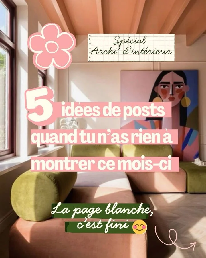 &ldquo;Je n&rsquo;ai rien &agrave; montrer cette semaine.&rdquo; 😔

Si cette phrase te parle, sache que tu n&rsquo;es pas seule. Et surtout, ce n&rsquo;est pas vrai&hellip;

Ton expertise ne dispara&icirc;t pas entre deux chantiers. Tu as bien plus 
