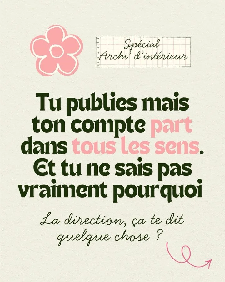Tu publies r&eacute;guli&egrave;rement. Tu y mets du c&oelig;ur. Mais ton compte part un peu dans tous les sens et tu ne sais pas vraiment pourquoi. 😔

C&rsquo;est souvent le signe qu&rsquo;il manque une direction claire. Pas une strat&eacute;gie co