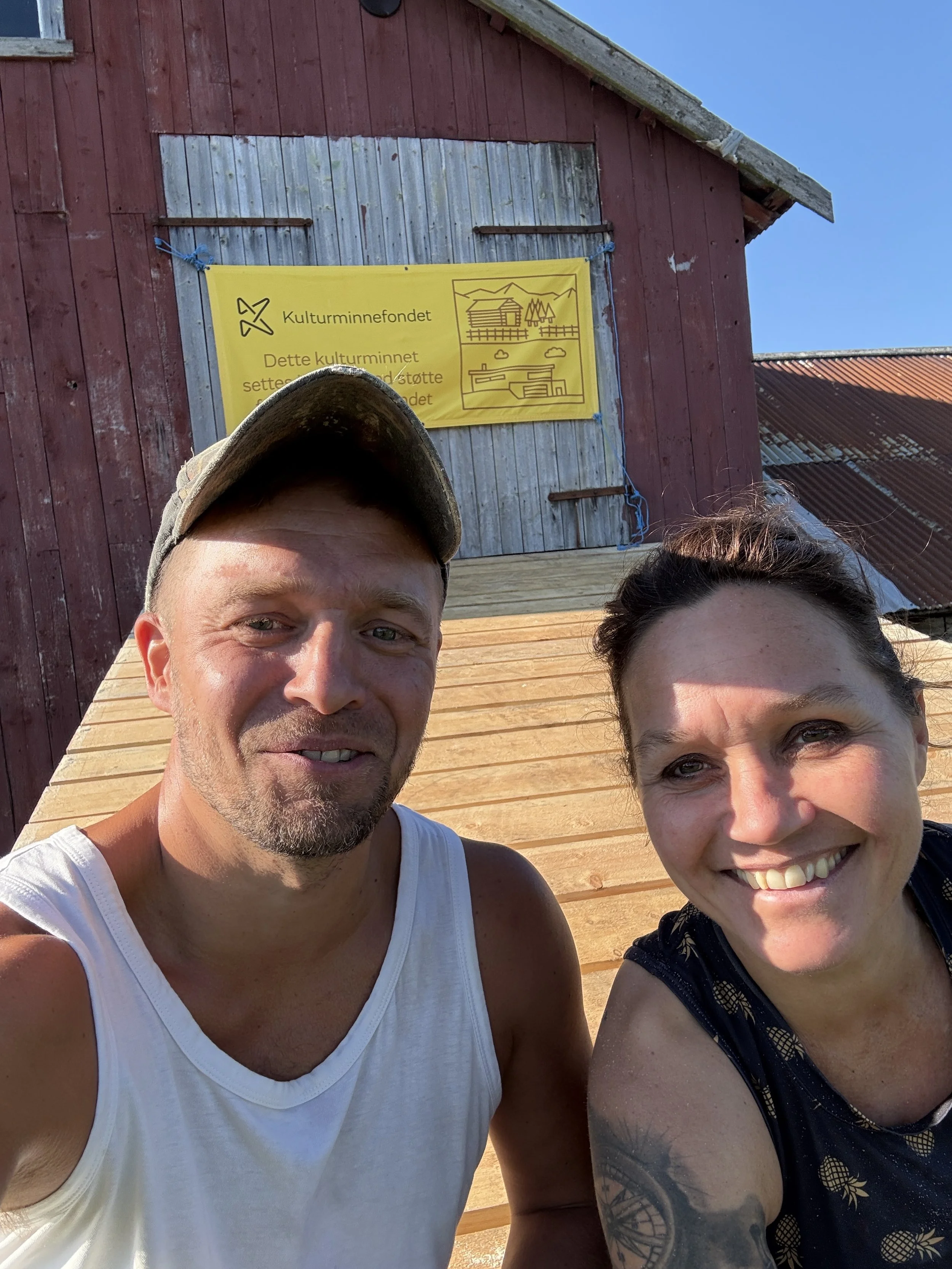 Ny låvebru på Solhaug gård