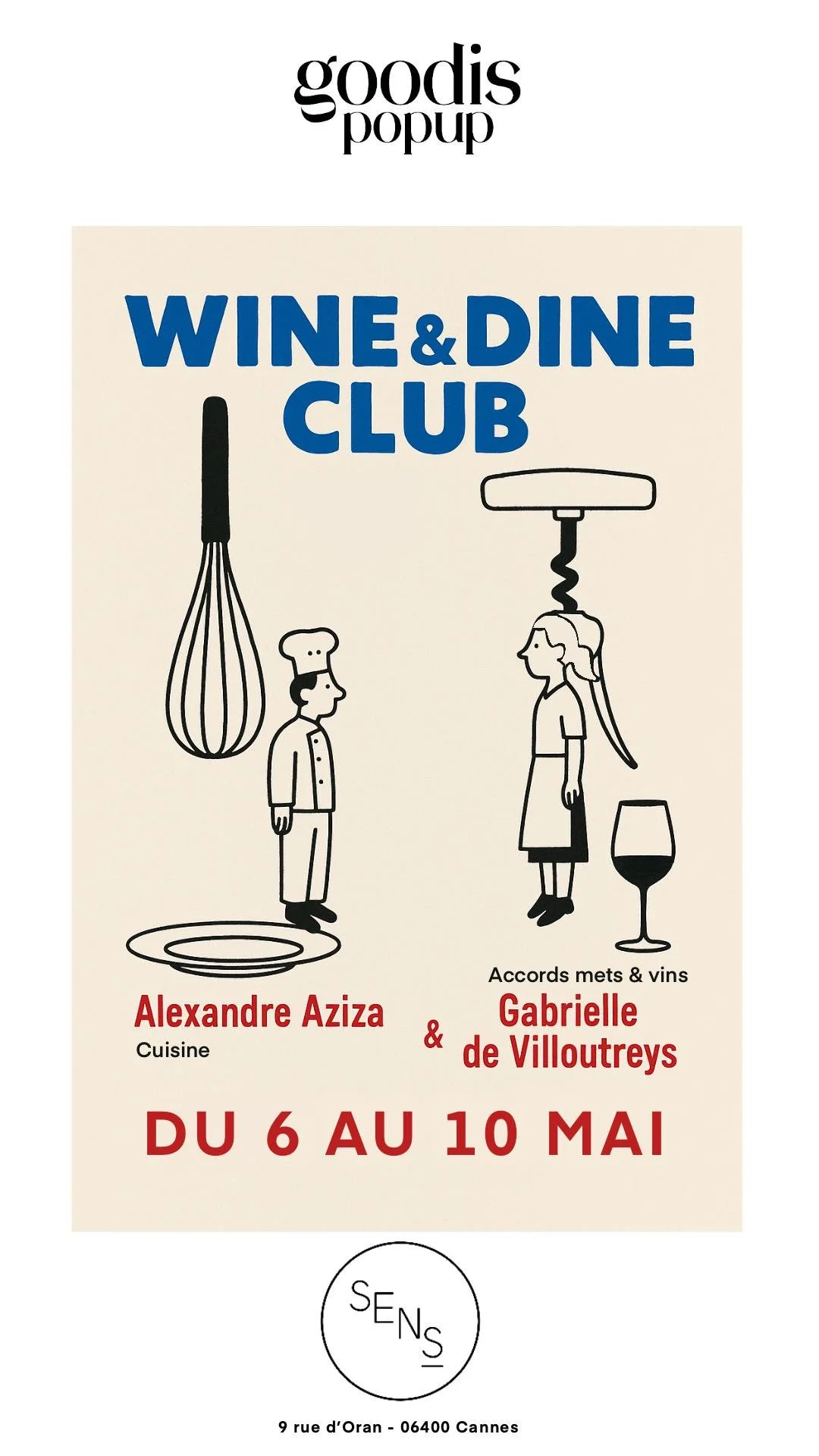 Popup Croisette, Sens, Cannes