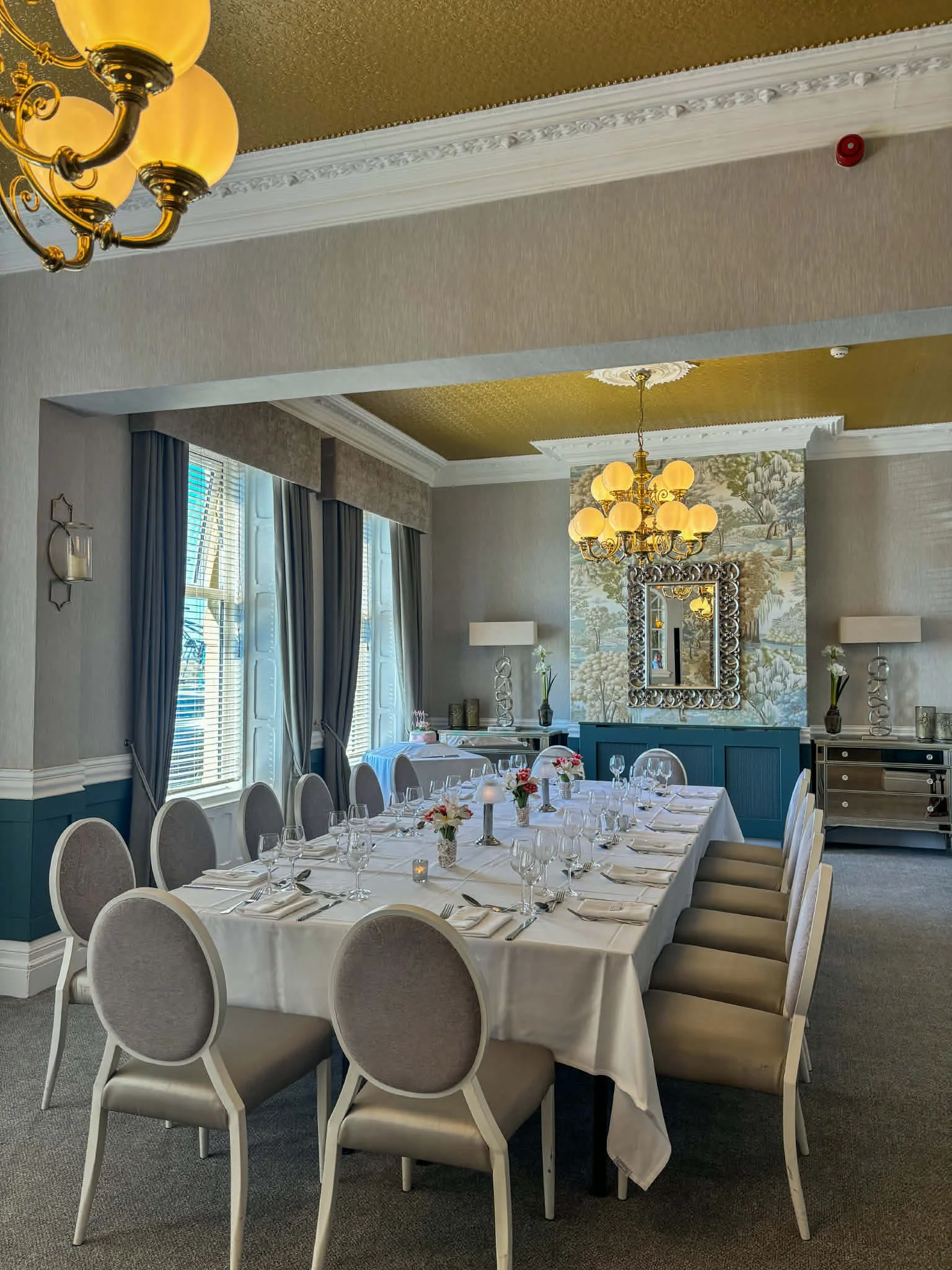 Celebrating a special occasion this year? Our Lowther Room is one of our function spaces available to hire privately 🍴

The Lowther room can cater for up to 24 guests on 1 long table, or up to 35 guests over 4 round tables.

This beautifully newly d