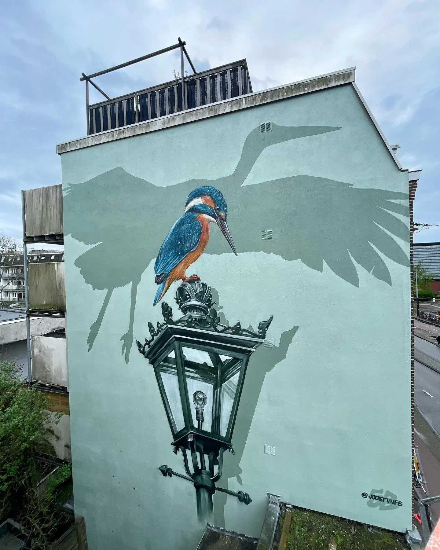 Yes! Very happy with this new wall up in Amsterdam. Crazy spot and a lot of thanks to @amsterdamstreetart for the job and all the help 🙌🏼