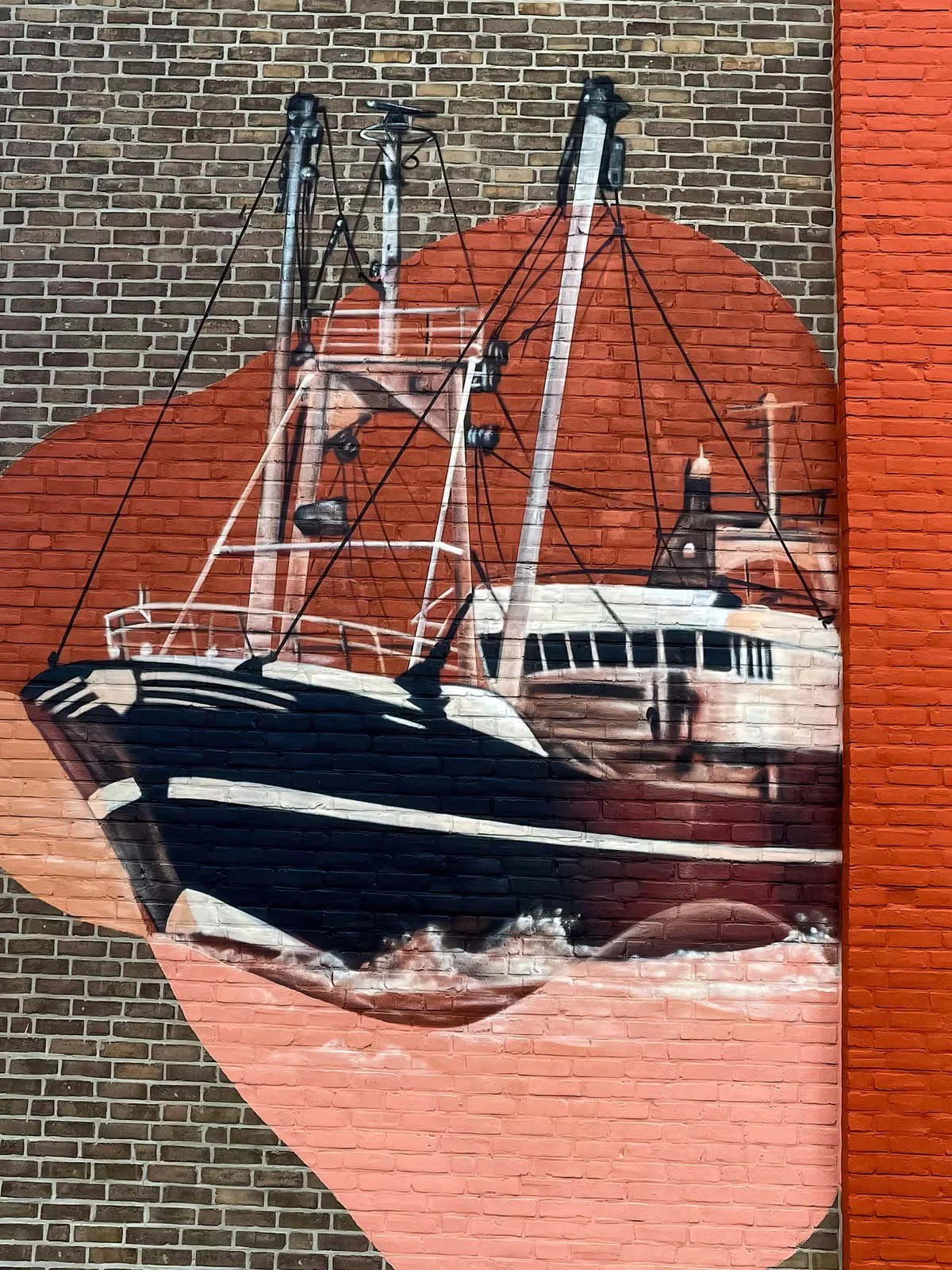 detail mural Ijmuiden