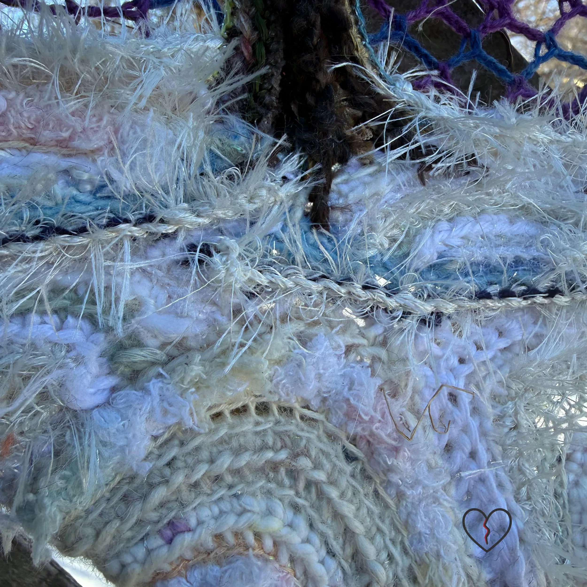 Sol Cycle Winter fiber texture close-up