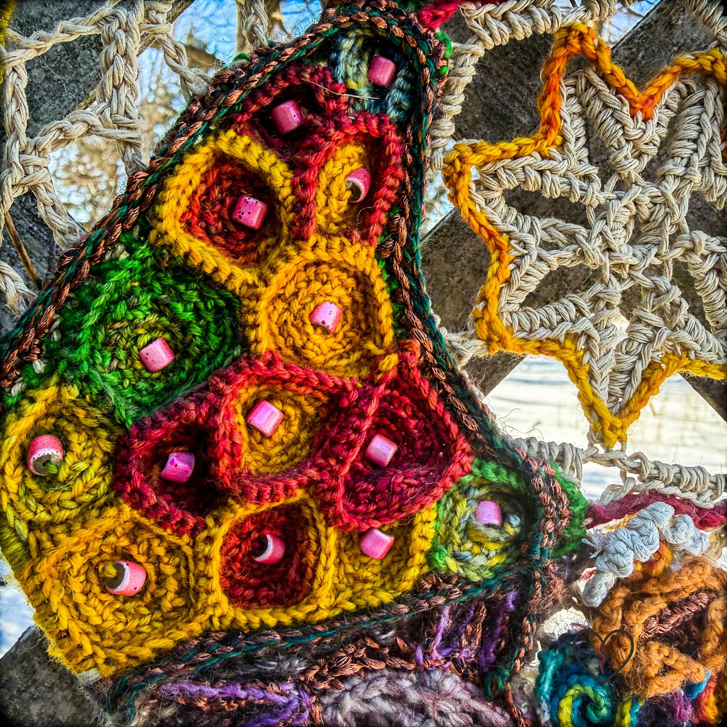 Sol Cycle Spring floral fiber texture close-up