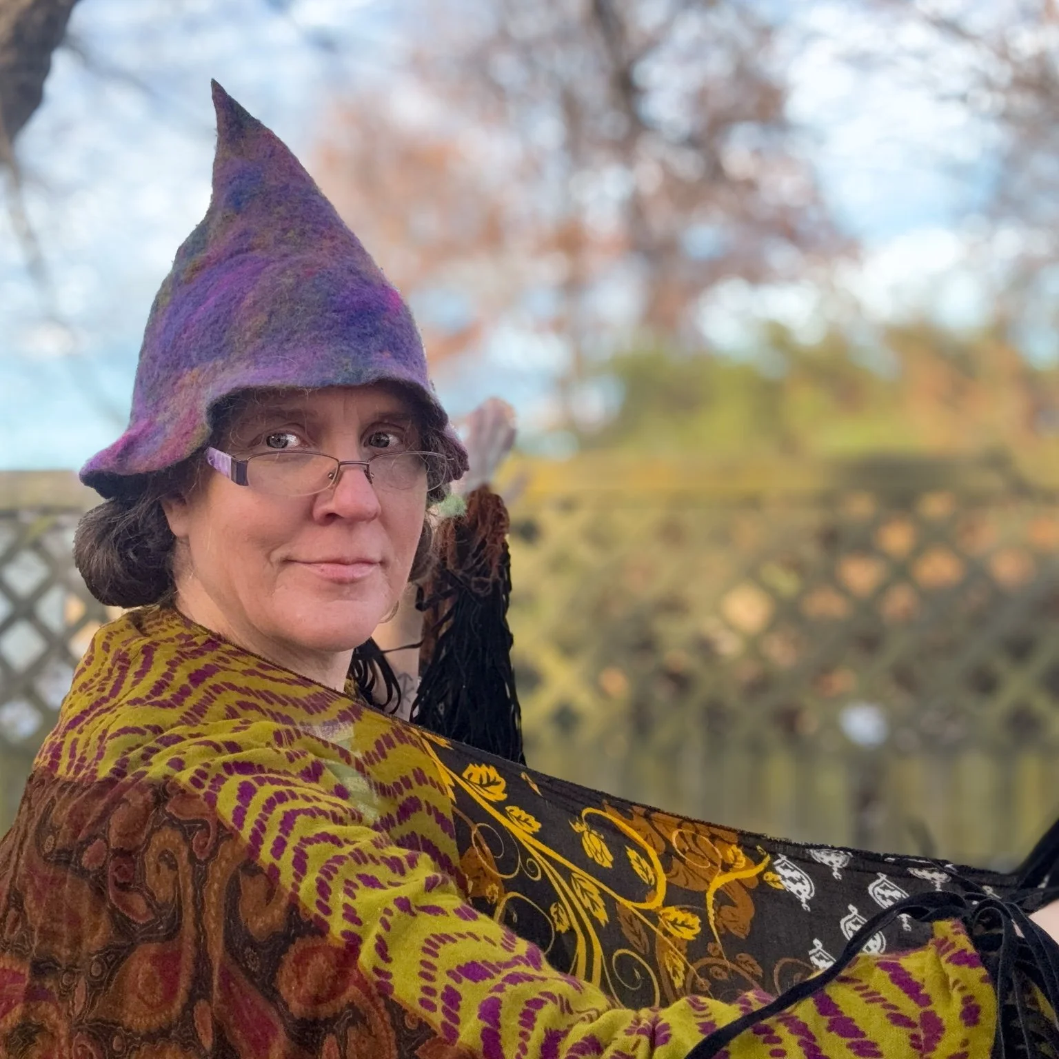 Purple Path - Trainee Witch Hat - Wet-Felted Wool - 2025