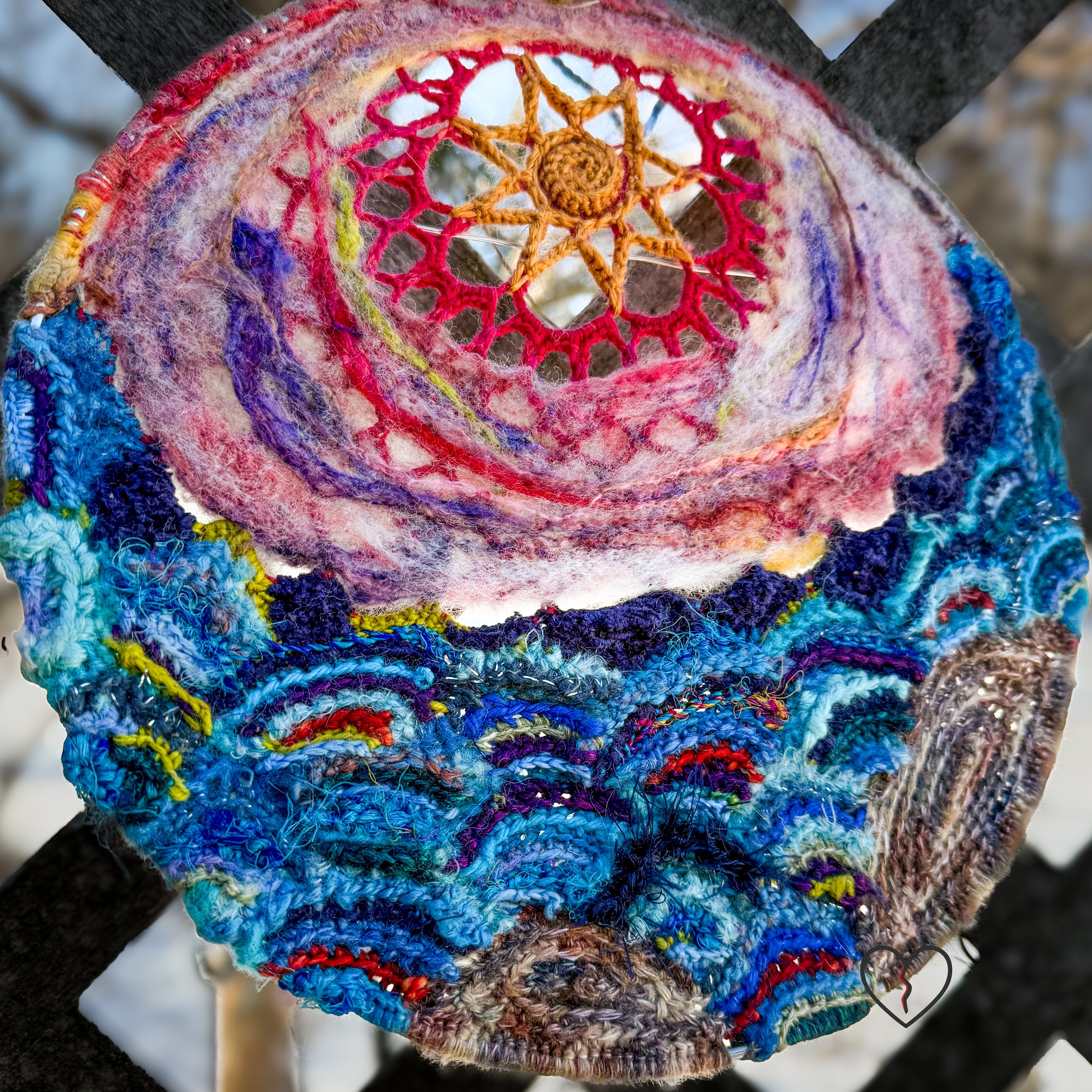 Sol Cycle Summer seasonal fiber artwork