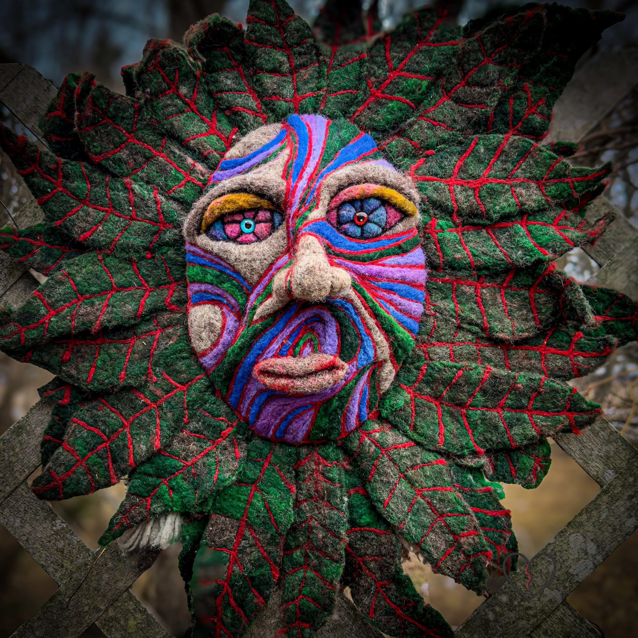 Moonflower: Earth Remembered | Environmental Wool Fiber Spirit Sculpture, 2026