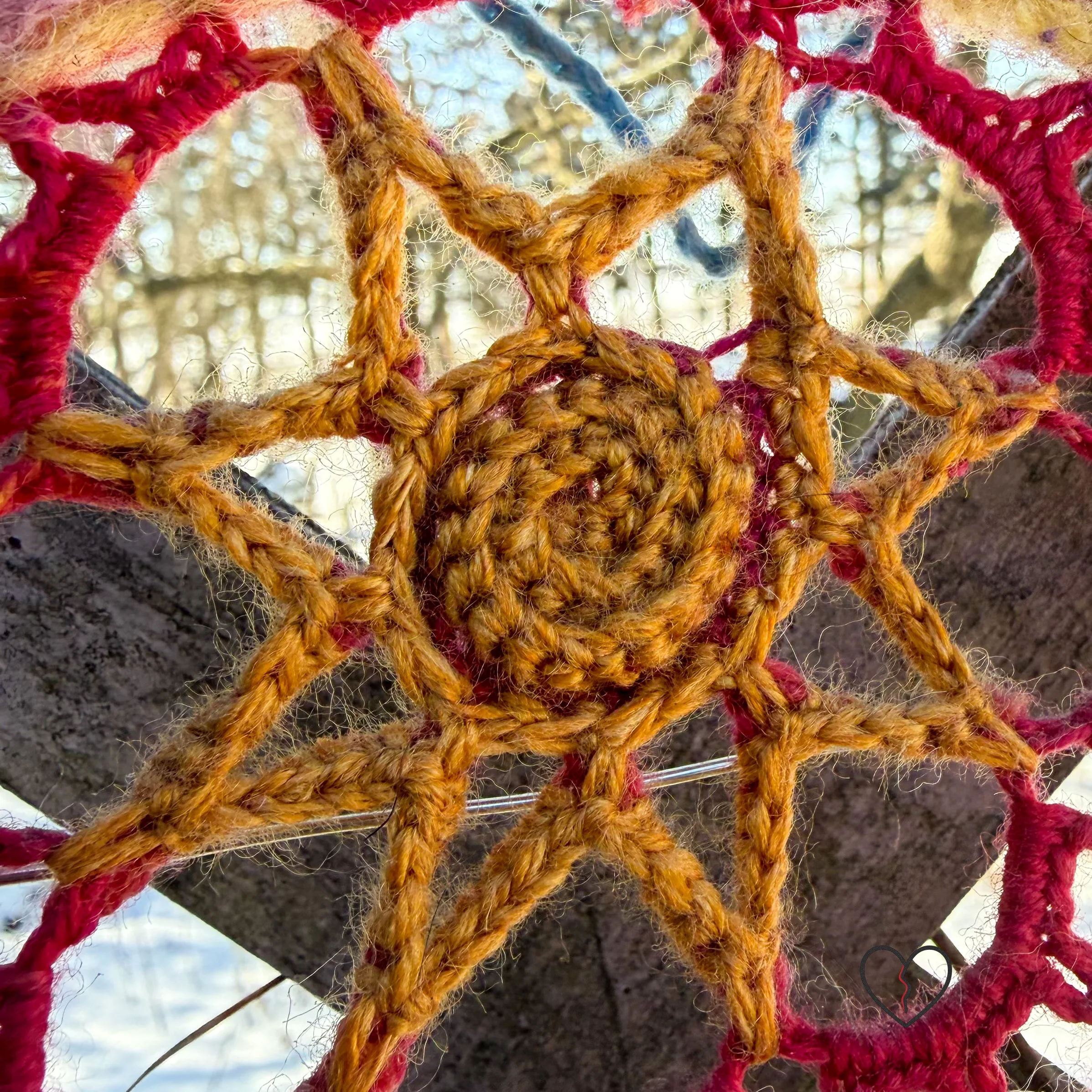 •	Sol Cycle Summer dense fiber texture close-up