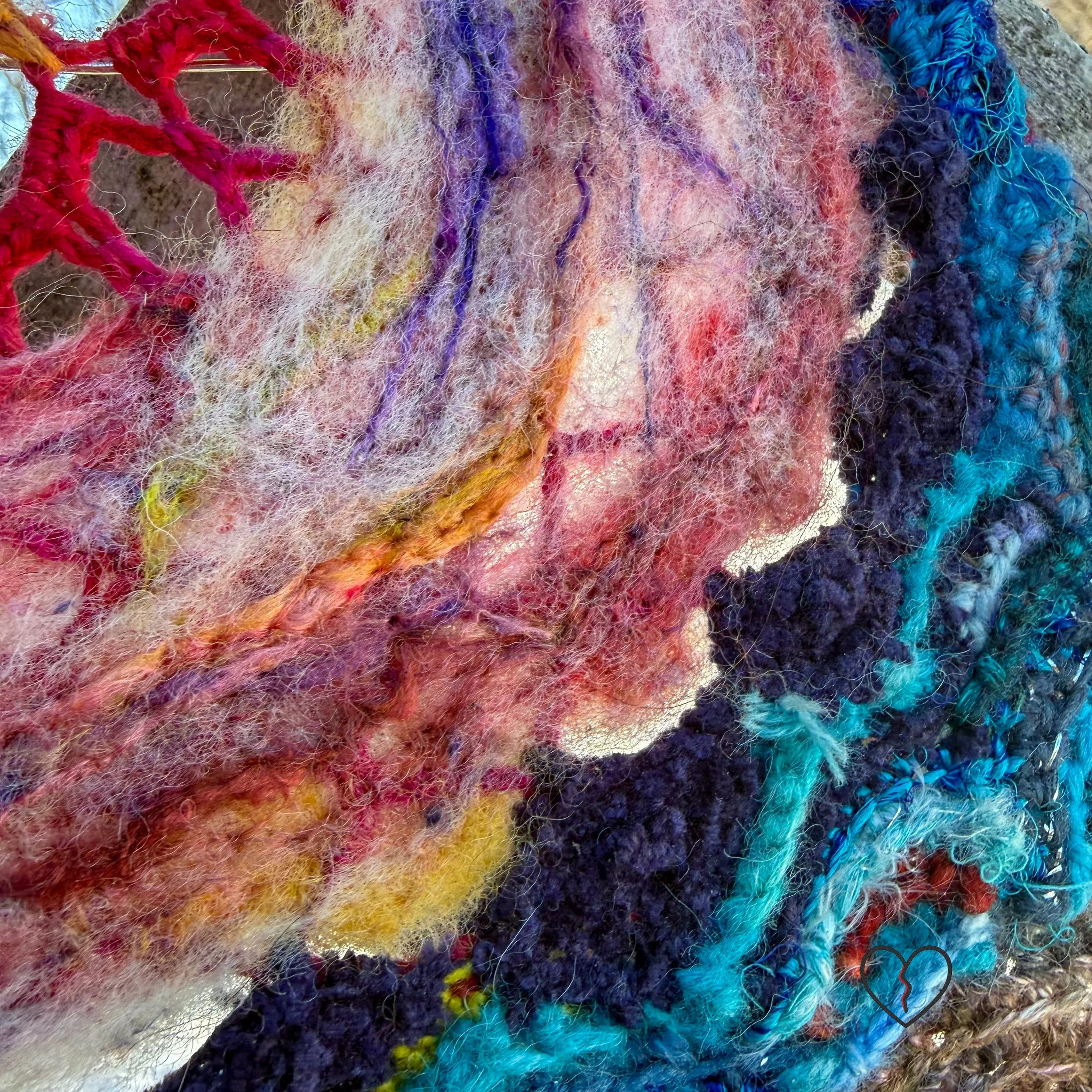 •	Sol Cycle Summer dense fiber texture close-up