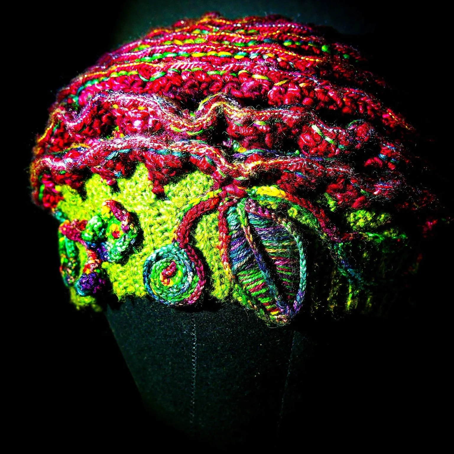 The Cosmic Rose – Freeform Crochet - 2025