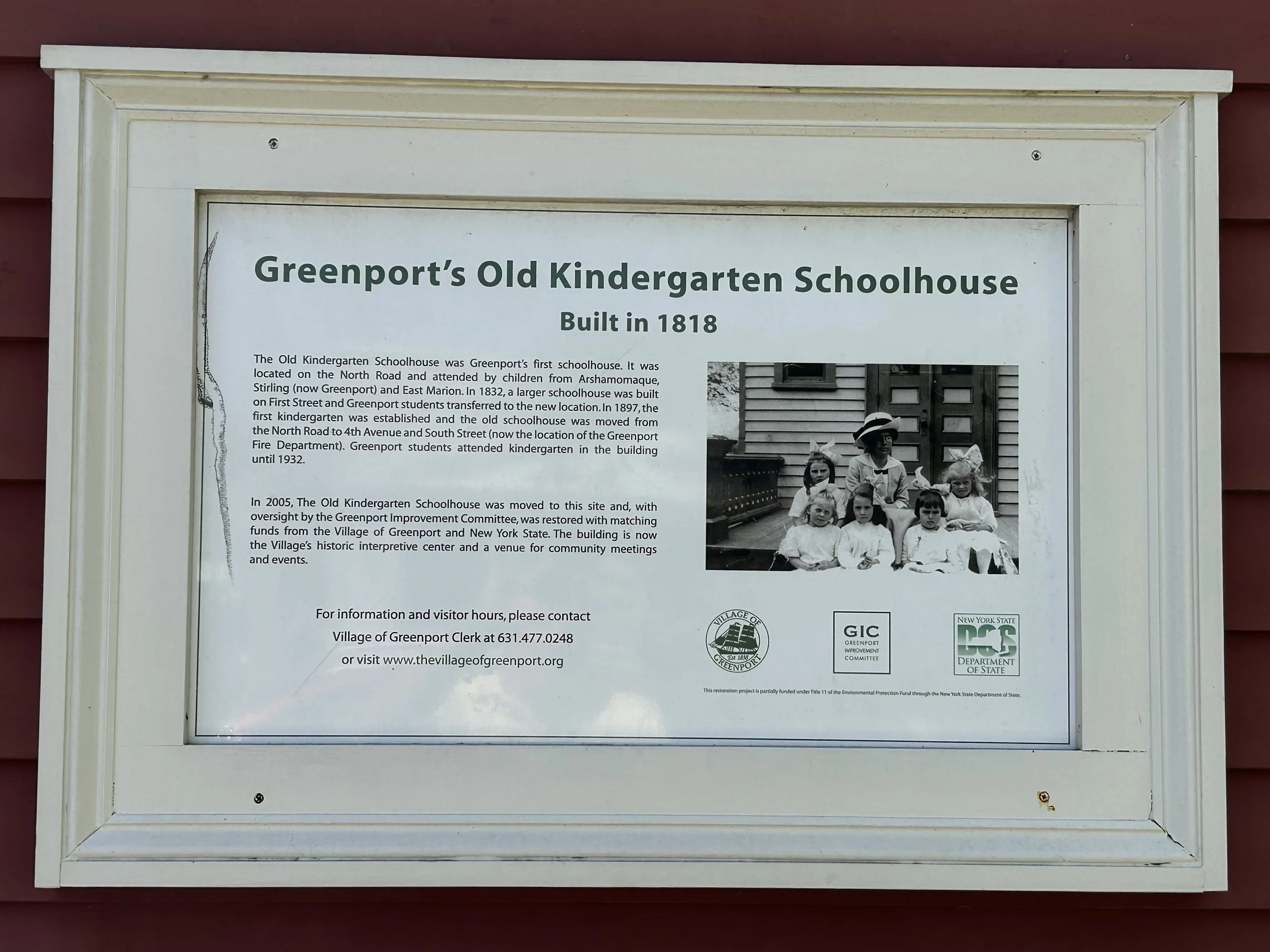 Greenport Kindergarten Schoolhouse