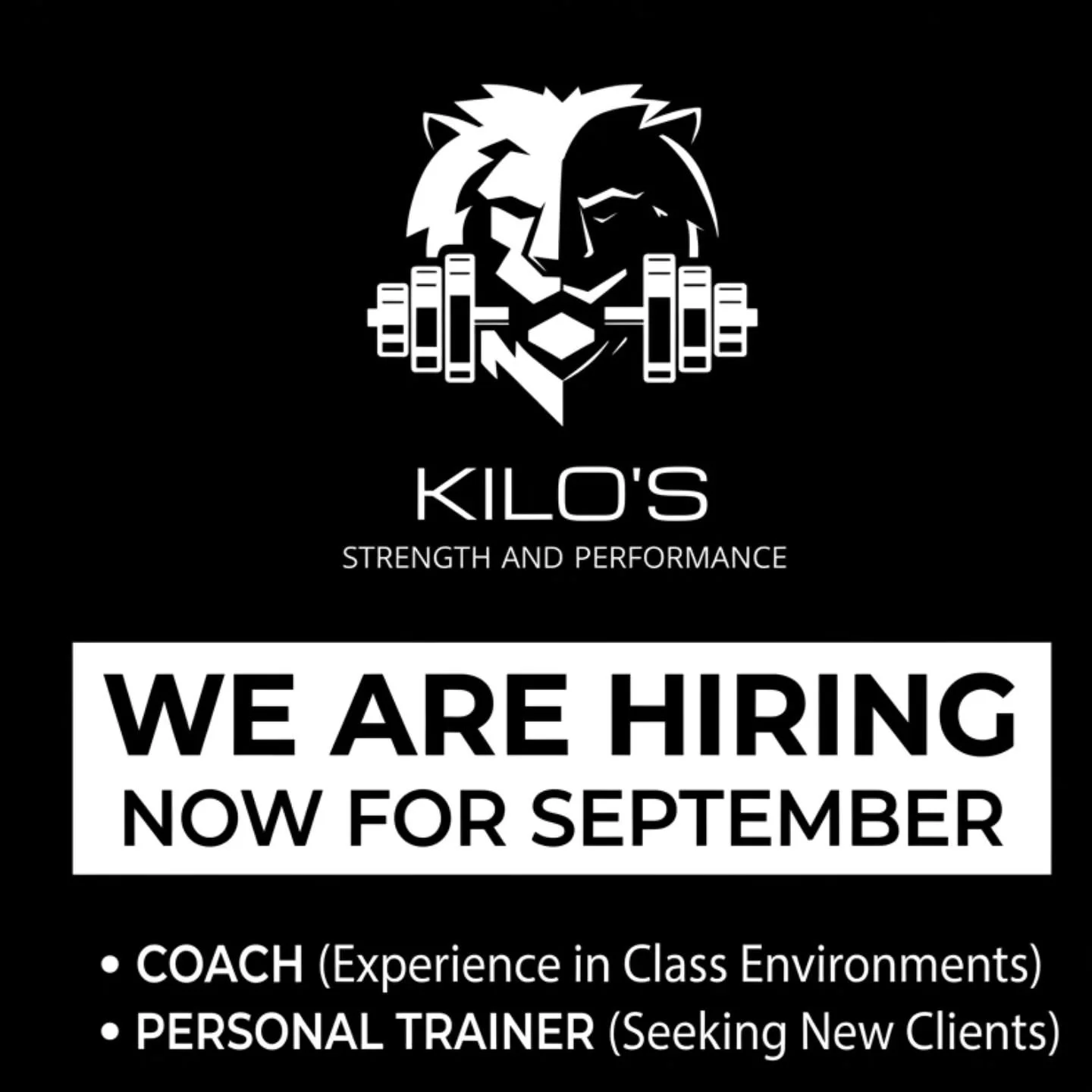 We are looking to add a motivated coach to our team starting this September for a couple of endurance classes per week to start. Personal training and athlete camps could start sooner if you're the right fit.

Let&rsquo;s be completely transparent: t