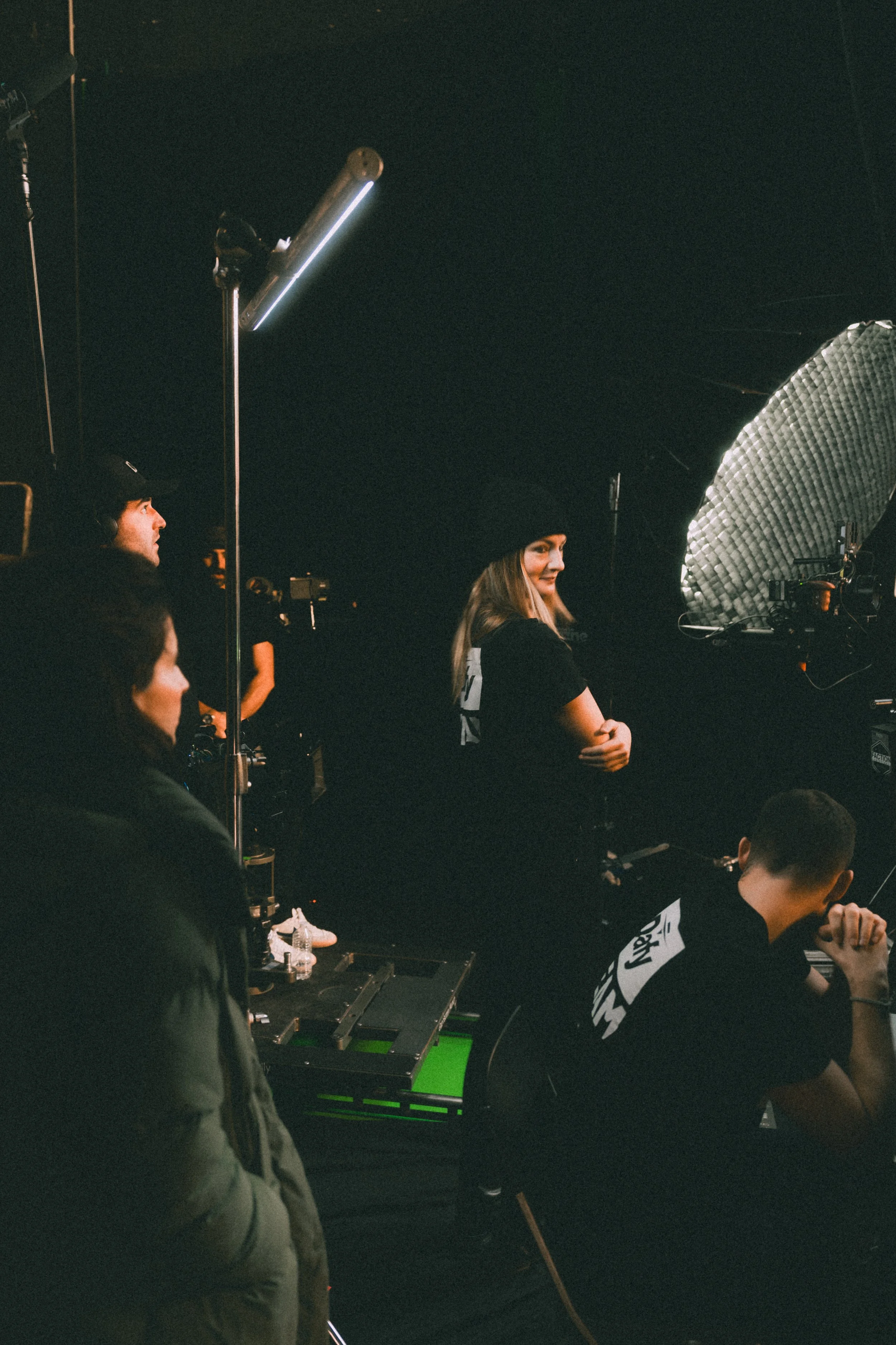 Ambiance plateau lors d’un tournage vidéo publicitaire à Lyon.