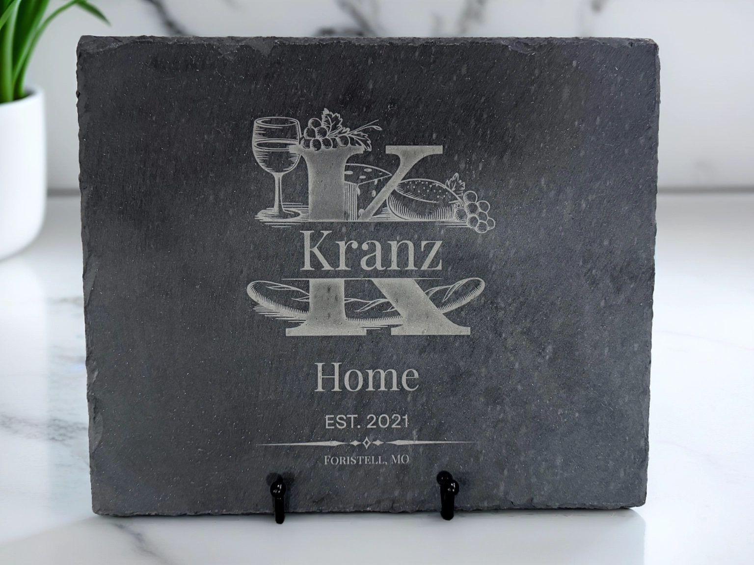 Slate Signature Charcuterie Board 12"x10"