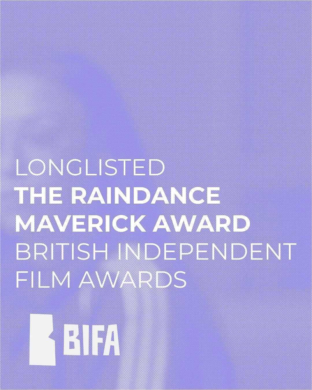 Alongside being longlisted for Best Feature Doc and Breakthrough Producer, we are also nominated for the @raindancefilmfestival Maverick Award!

This is an award that aims to &ldquo;highlight innovation, uniqueness of vision, maverick filmmaking and 