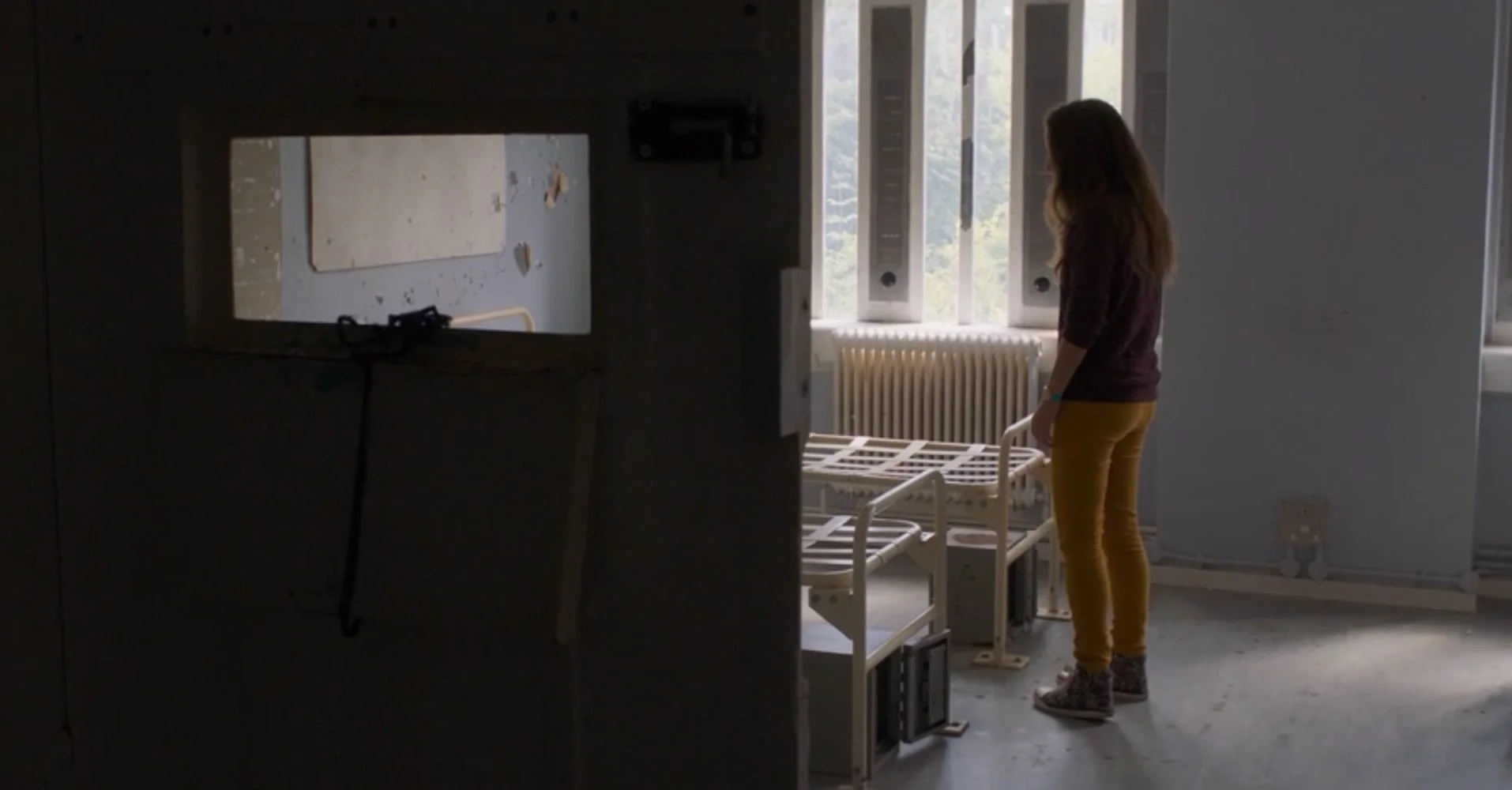 contributors viewing where they used to sleep.webp