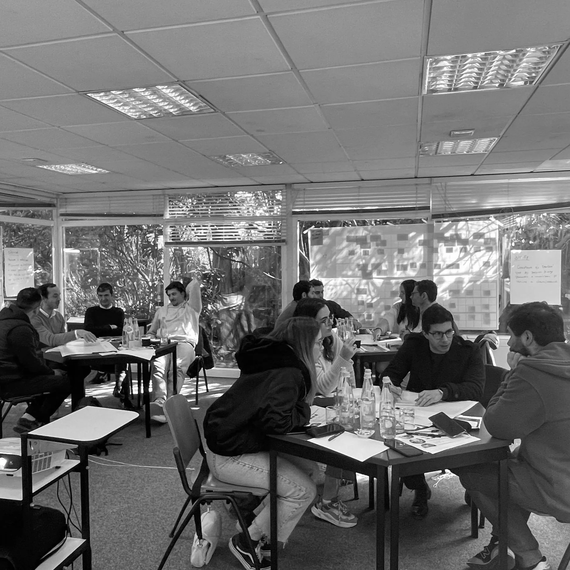 Workshop session led by Patrícia Araújo