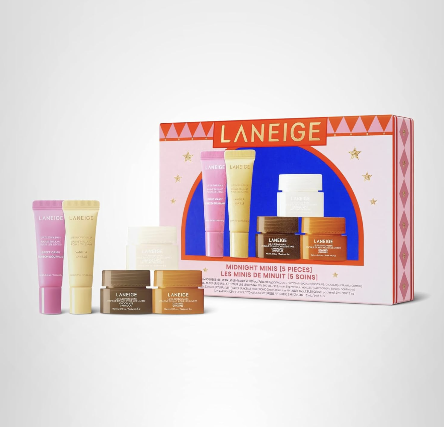 Laneige Skincare & Lip Care Holiday Gift Set