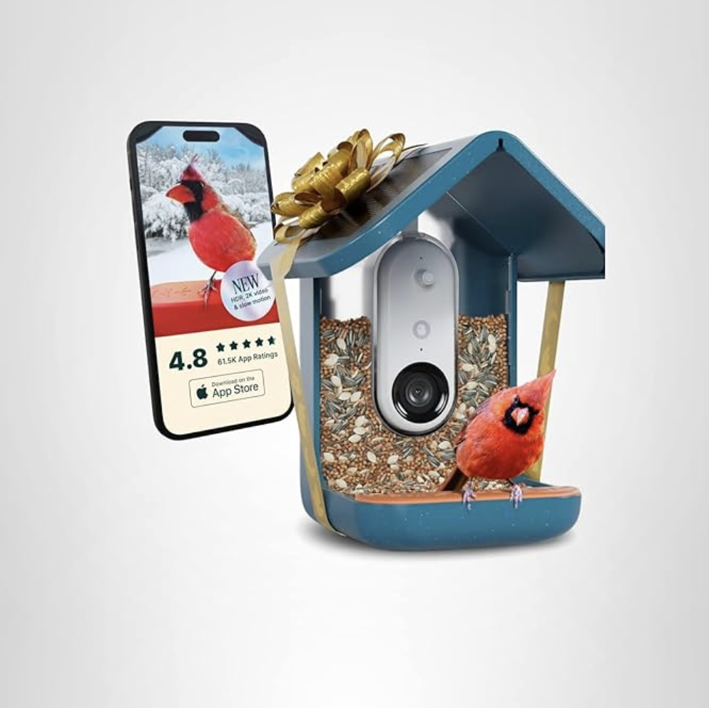 Birdbuddy PRO Solar Smart Bird Feeder with Camera