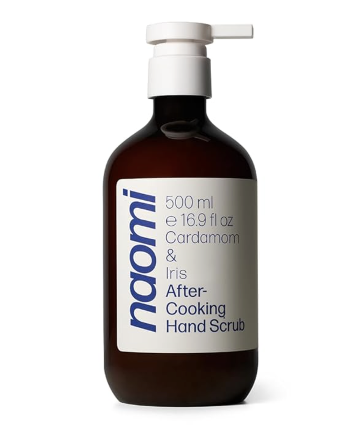 Naomi After-Cooking Hand Scrub | Exfoliating Hand Wash | Odor Neutralizing Kitchen Soap (Cardamom &