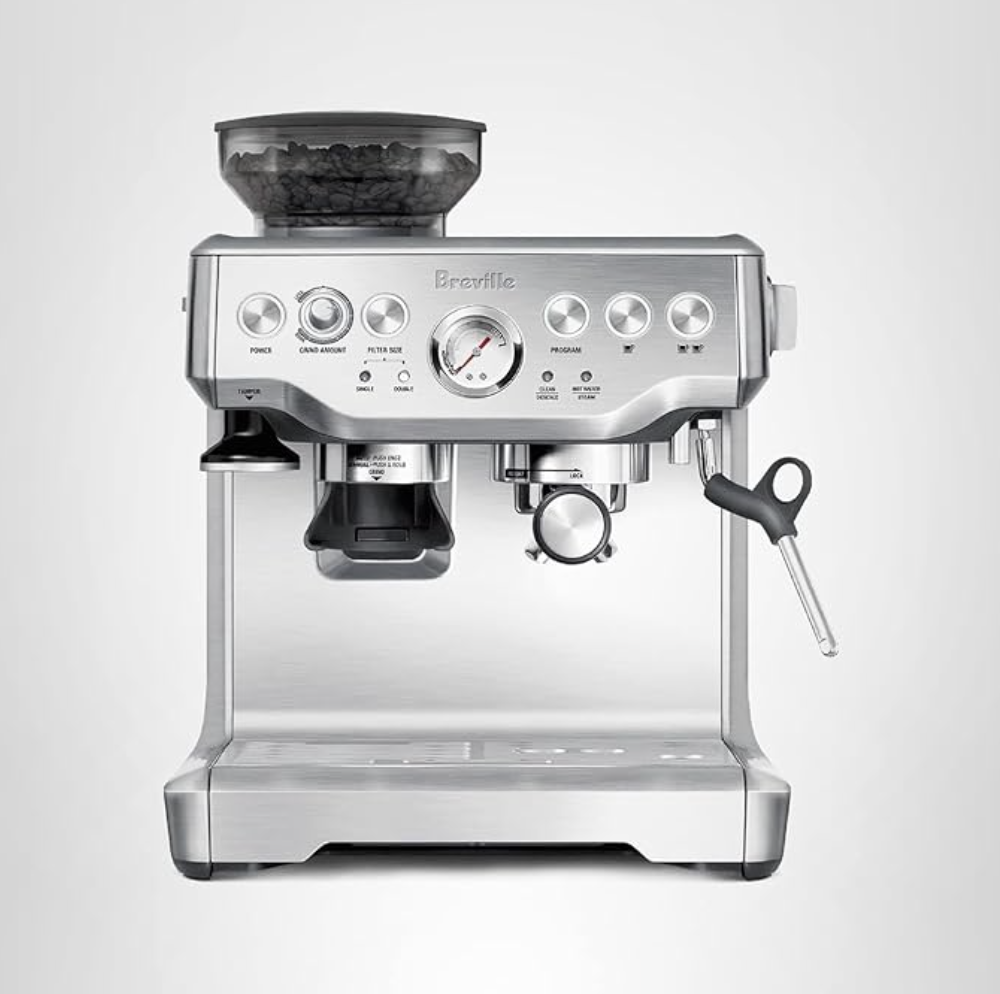 Breville Barista Express Espresso Machine BES870XL, Brushed Stainless Steel