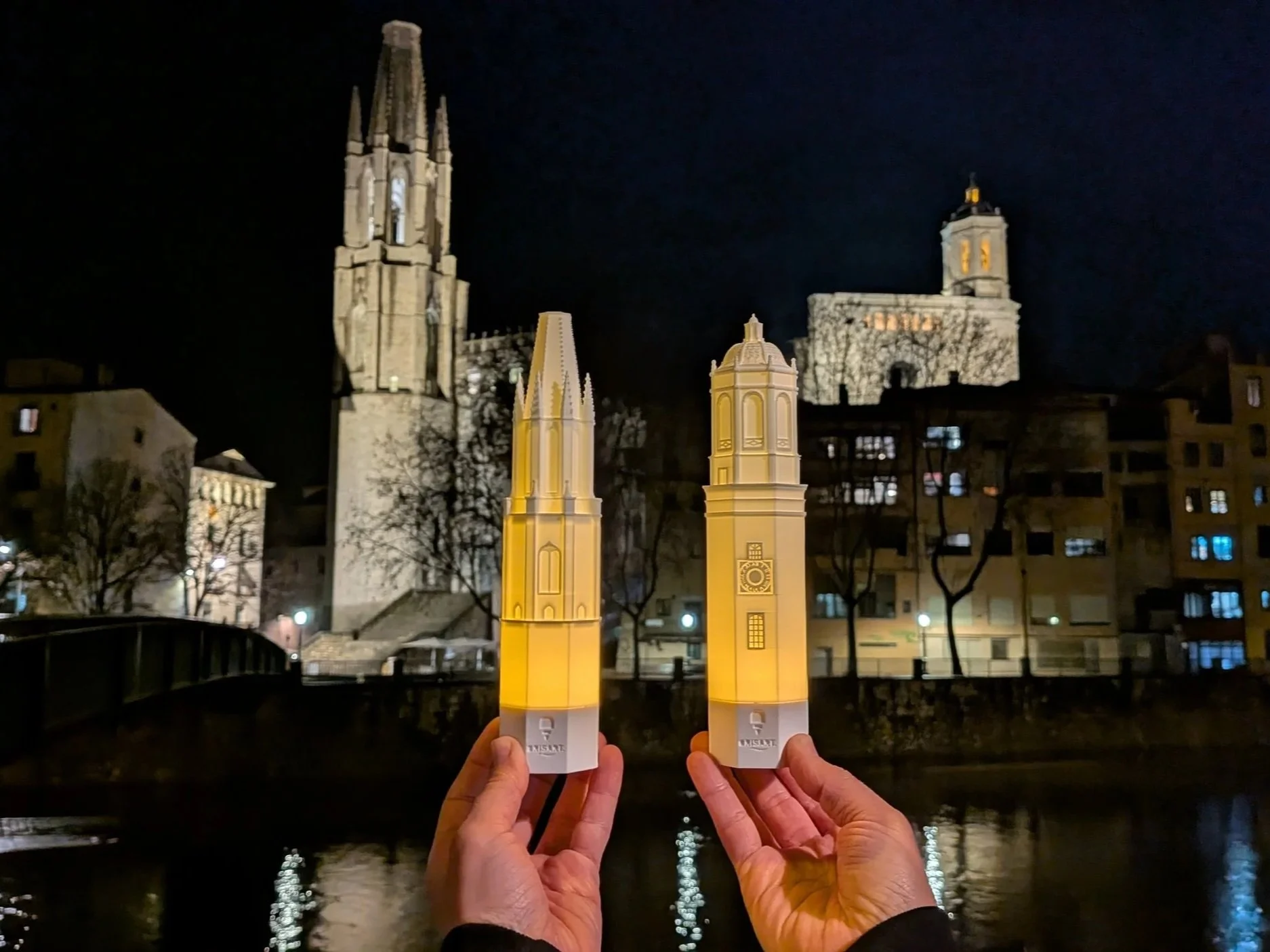 Llum Catedral de Girona, Llum Basílica Sant Feliu Girona