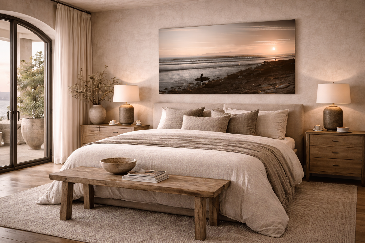 lowtide-surfer-sunset-california-coast-modern-ocean-bedroom.png