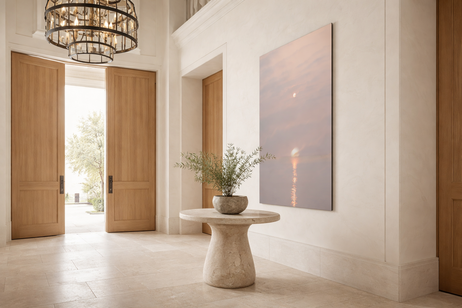 Double-Height Entry with Pale Limestone and Soft Oak.png