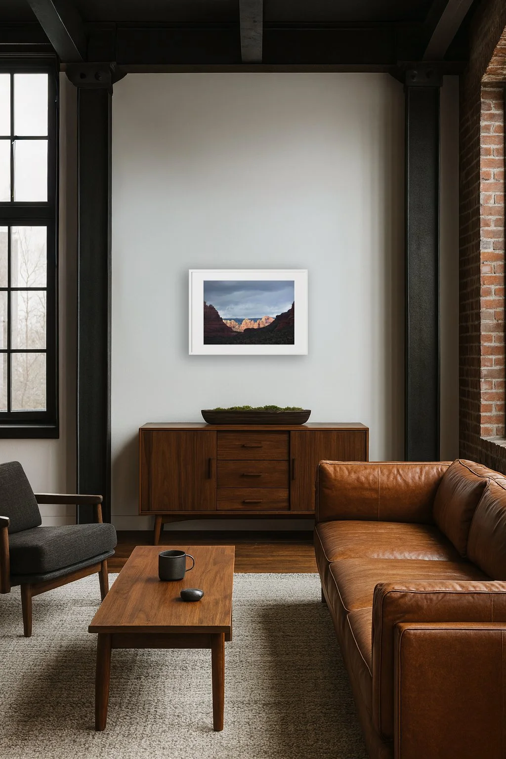 Sedona Red Rock Framed Print – Exclusive Limited Edition 1_1 Fine Art Desert Landscape-loft.jpg