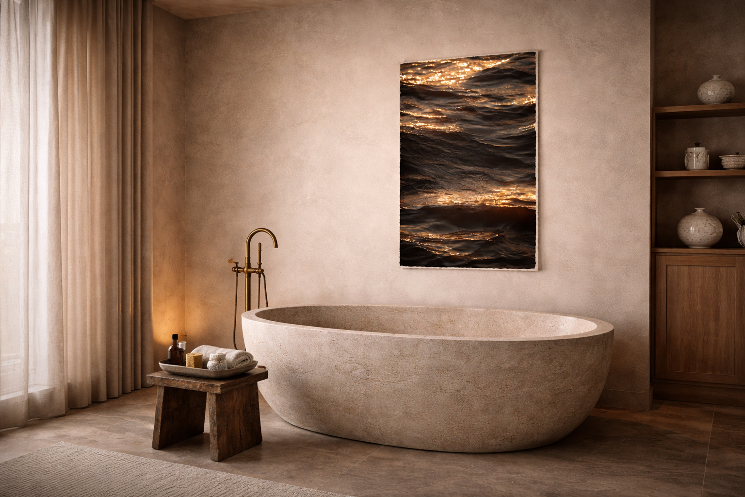 rag-sunspill-golden-water-abstract-wall-art-print-stone-bathroom.png