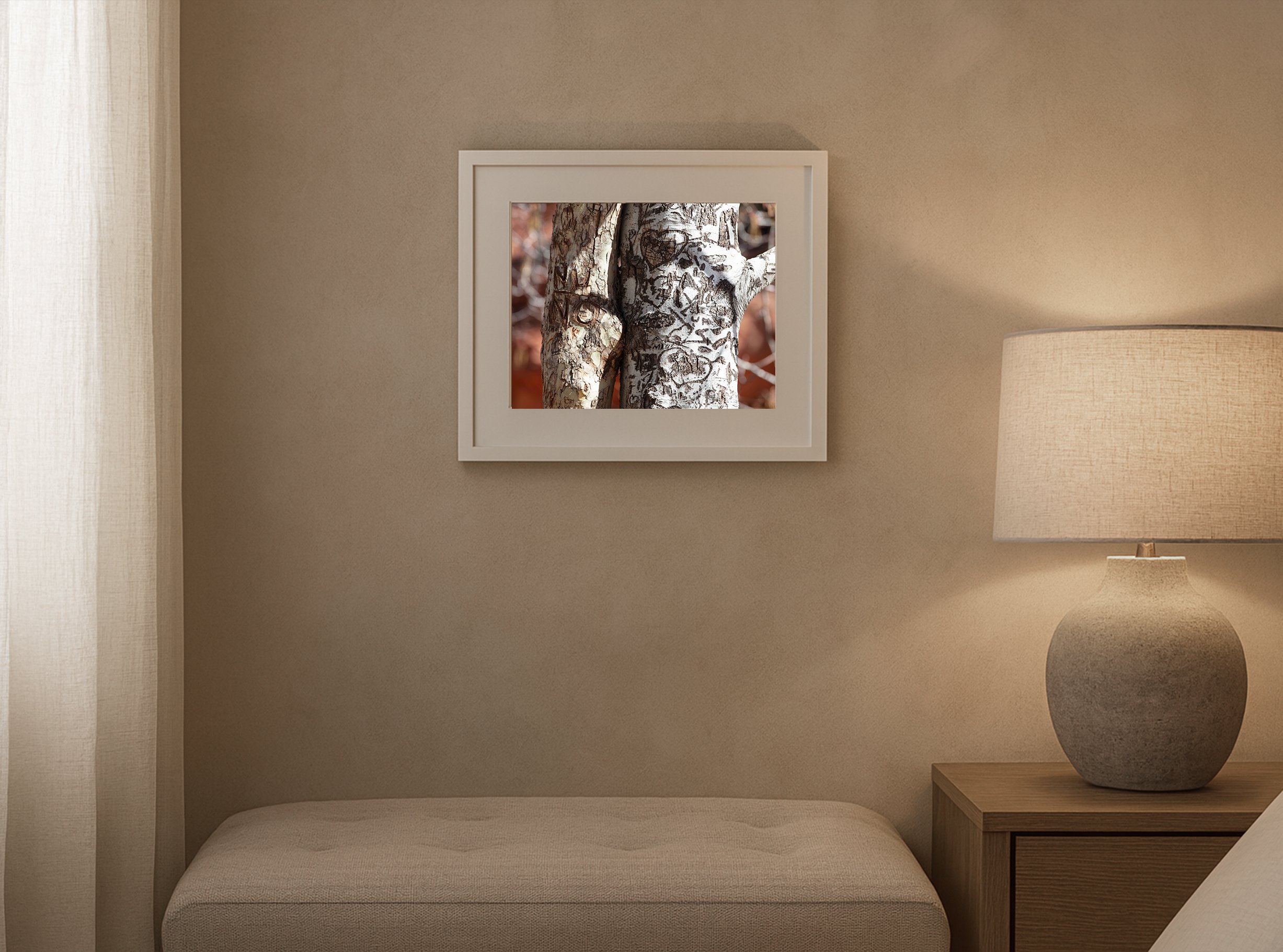 Love Tree (18x12) | White-Frame Exclusive Edition