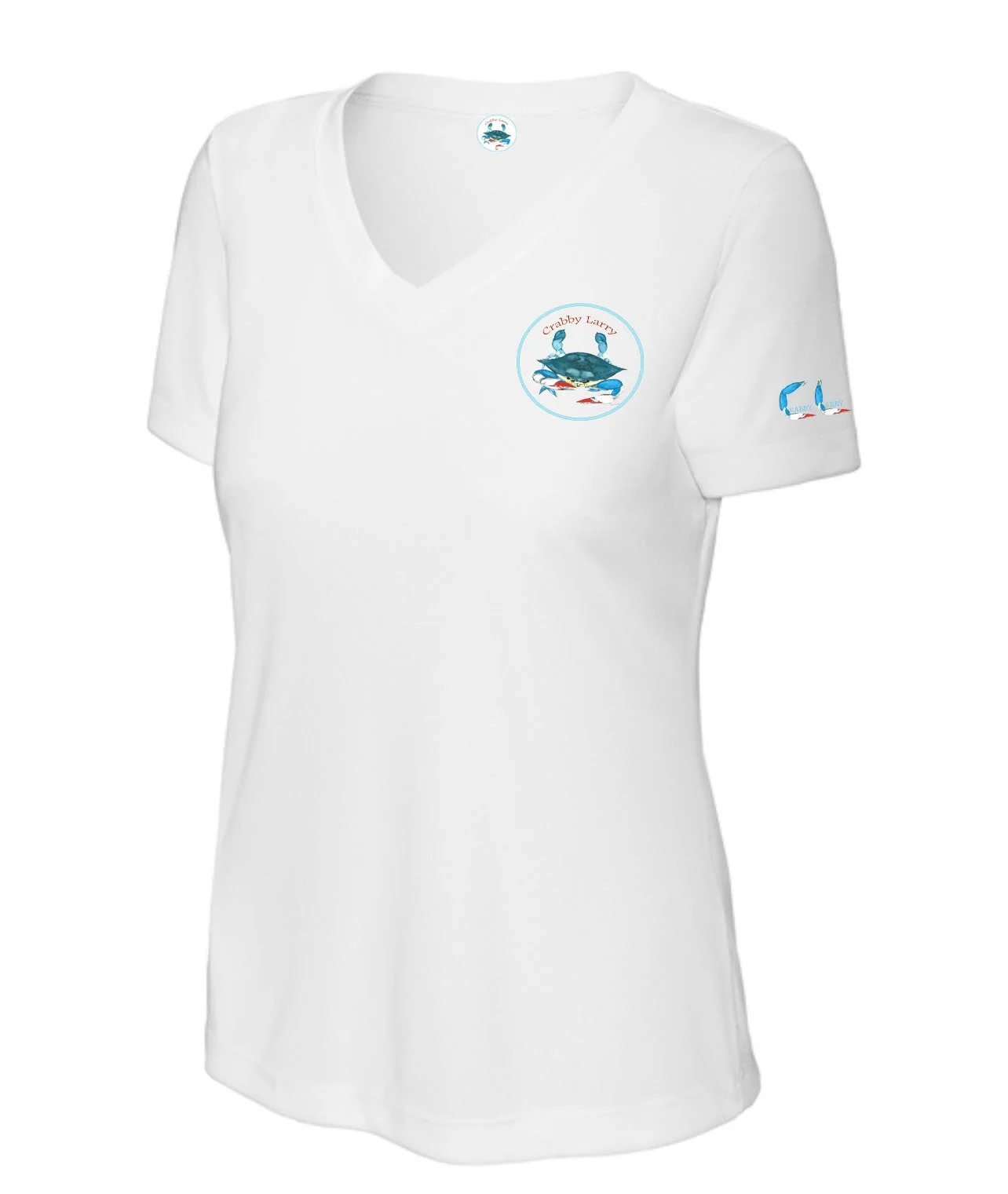 Crabby Larry Vneck Blue Ring.jpg