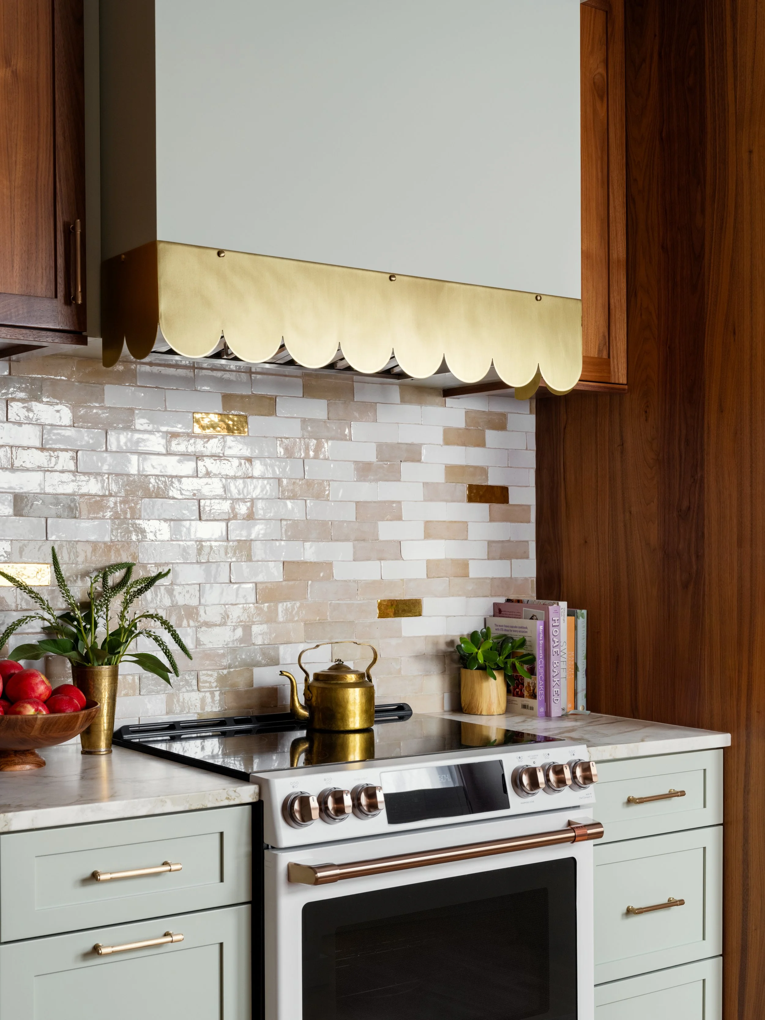 Pretty in Pink Brookline Brownstone | Kitchen renovation