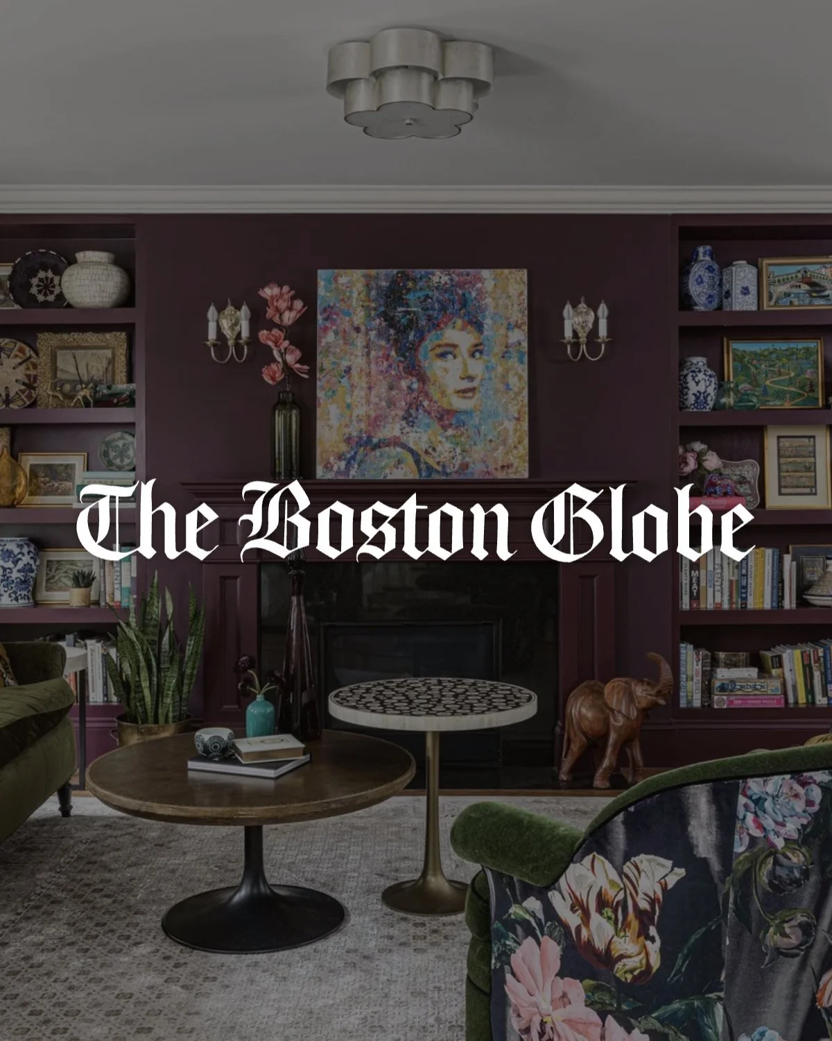 Bold Paint and Bolder Wallpaper Transform a Cambridge House