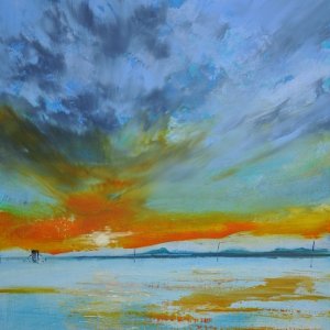  
 Sunrise, Pilgrim's Causeway, Holy Island, Northumberland  
Limited edition of 100  14" x 14"  £135 
 Buy Now 
 