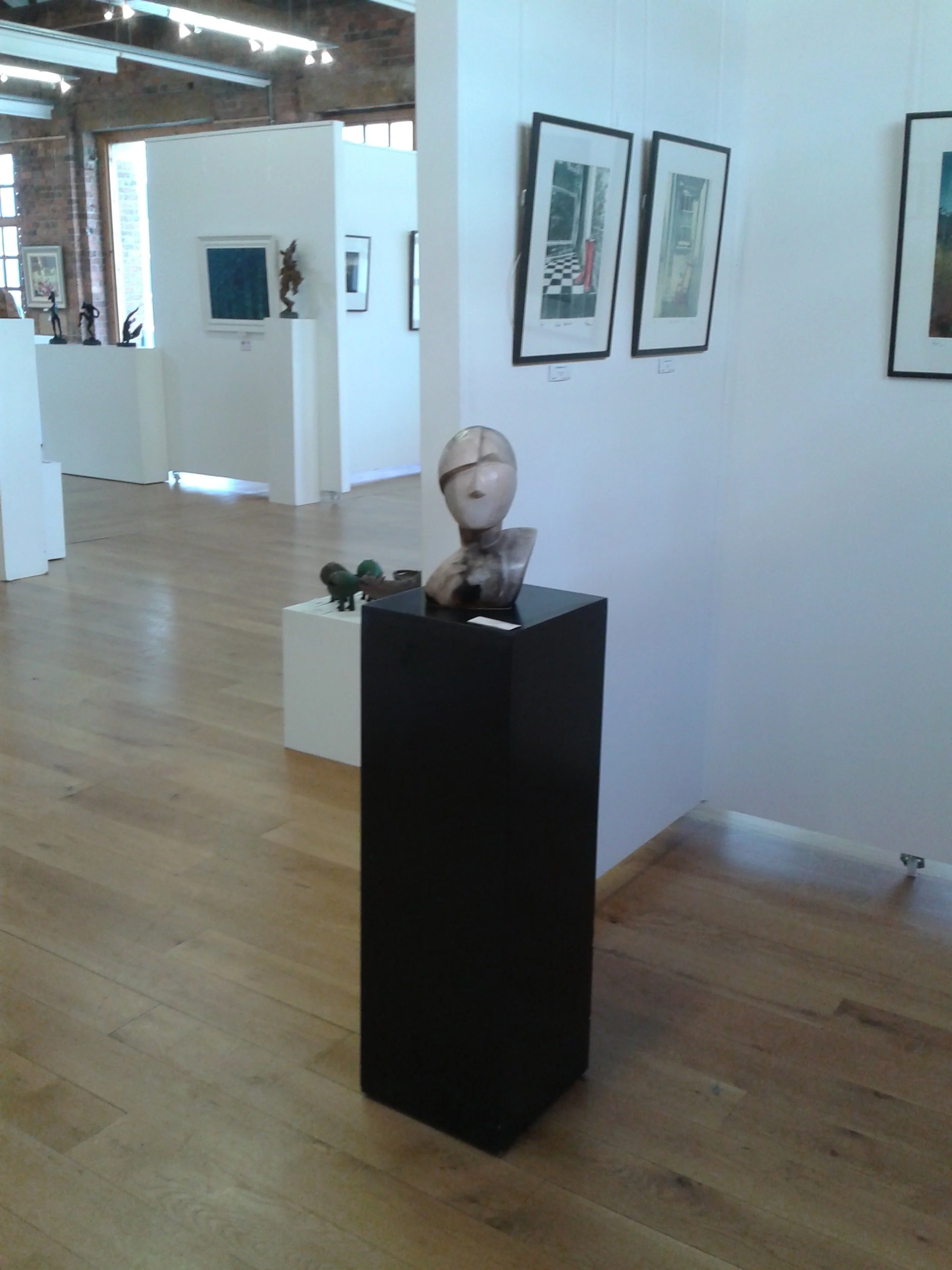 Head on display at Biscuit Factory in 2014.jpg