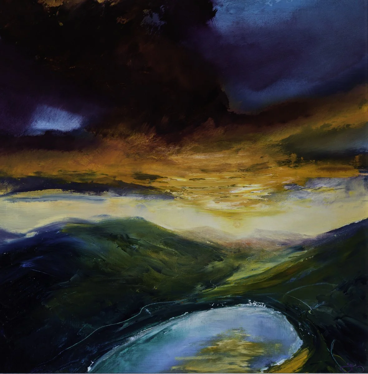  
 Ullswater Evening, Lake District  
Limited edition of 50  14" x 14"  £135 
 Buy Now 
 