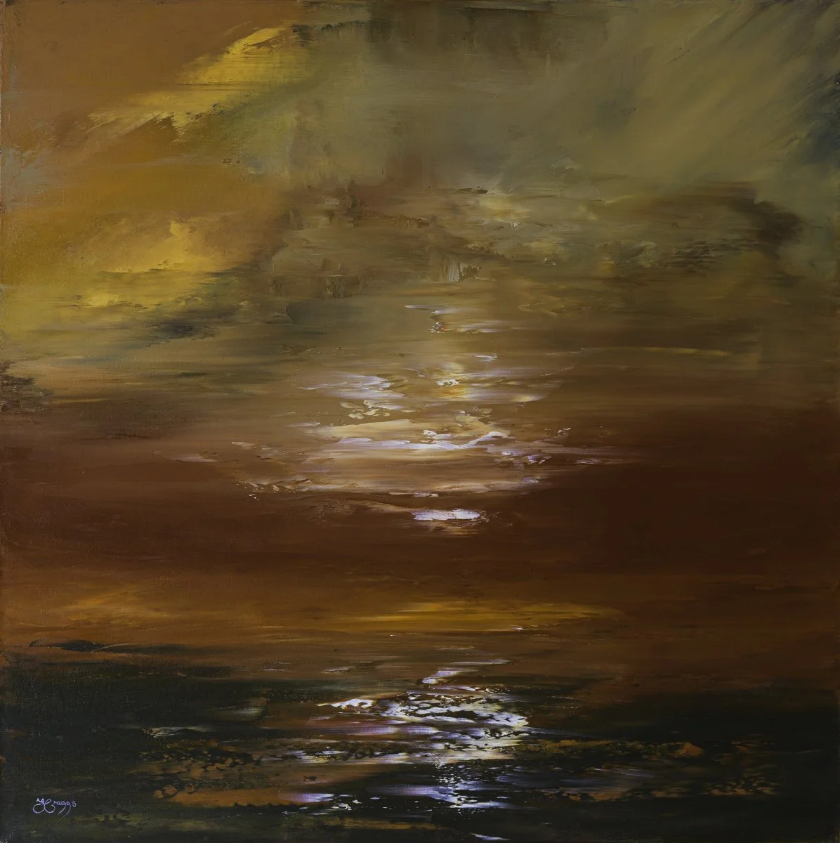  
 Glorious   Oil on Canvas 
Image 71cm x 71cm 
Showing at Northern Lights Gallery, Keswick, Cumbria 
£1,995 
 