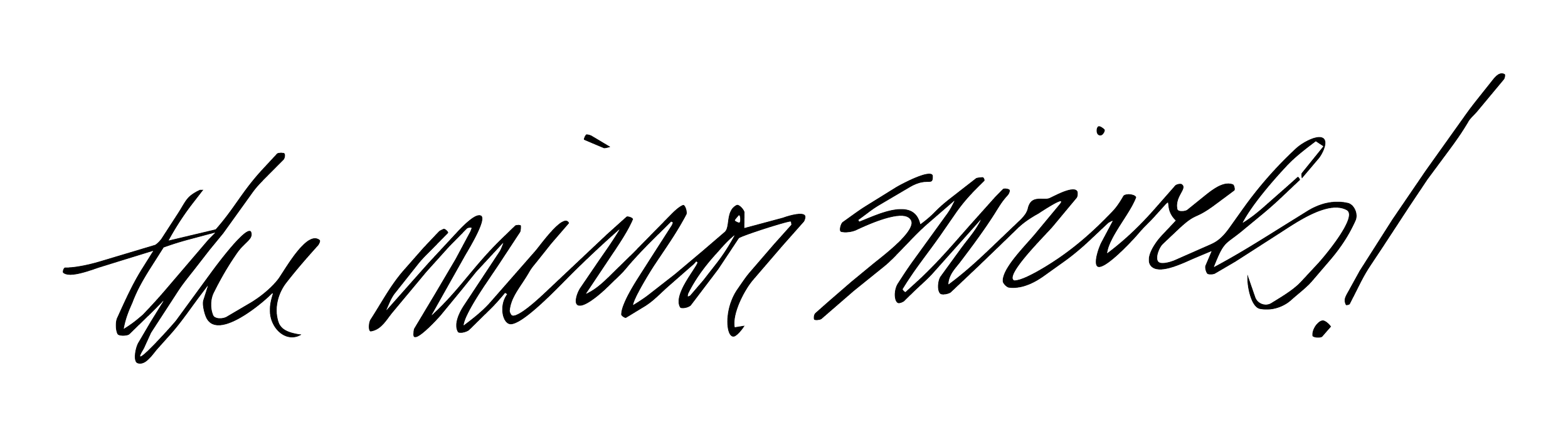 "The Mirror Swivels" in cursive script.