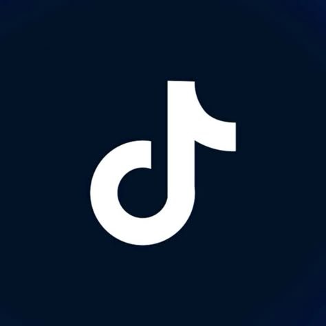 TikTok logo on a dark background.