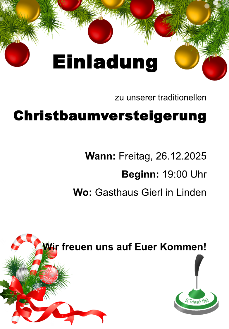Christbaumversteigerung