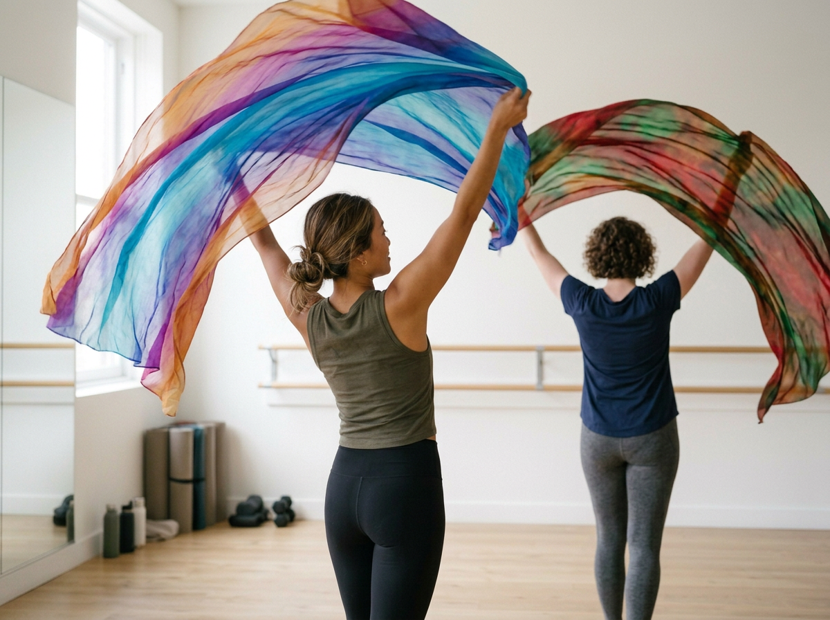 Elegant Bellydance Veil Flow Workshop