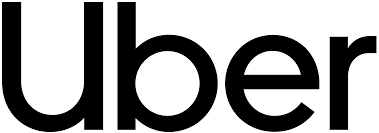 Uber logo in black on a white background