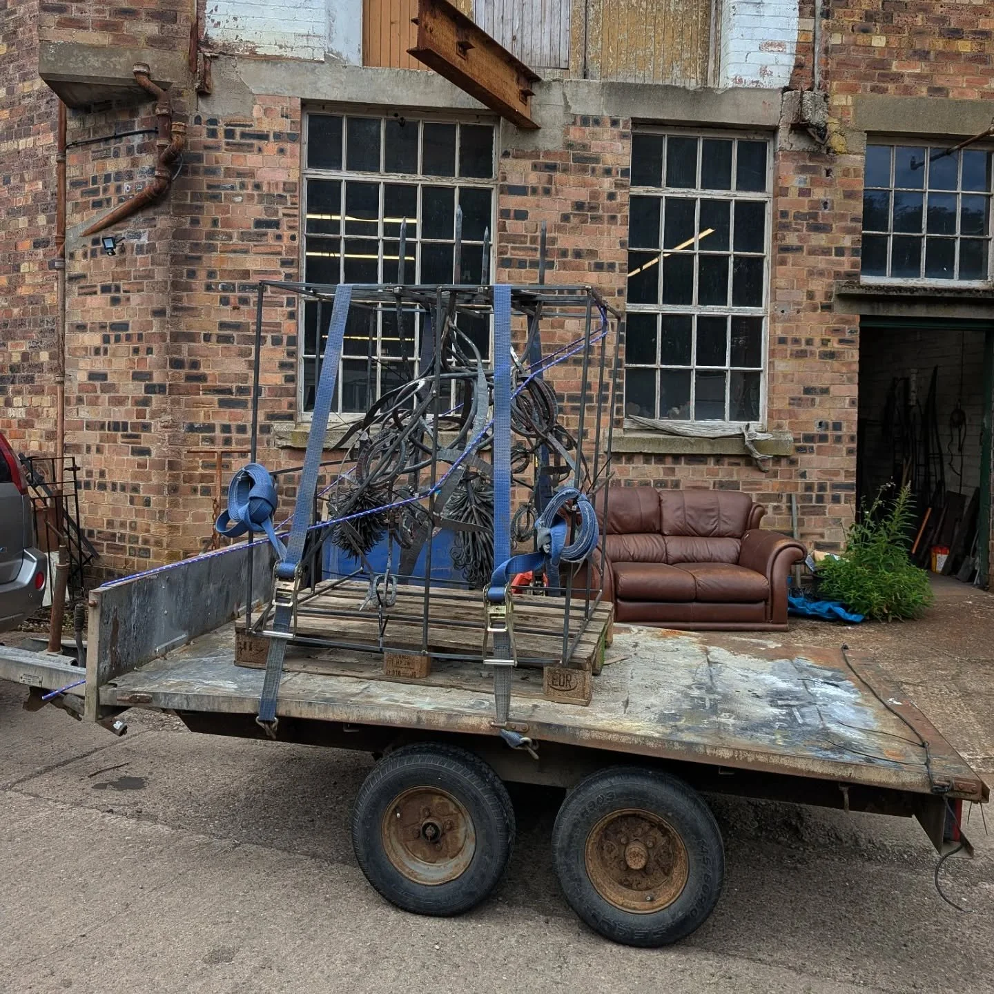 Off to the galvanisers! 

The next step for this price was to get it off to the galvanisers to protect it from environmental deterioration.

I built a cage around it to protect it through the process (thank you @rathopete for this advice!).

I was re