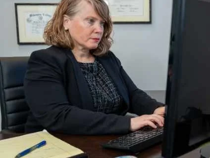 Lawyers working on construction litigation