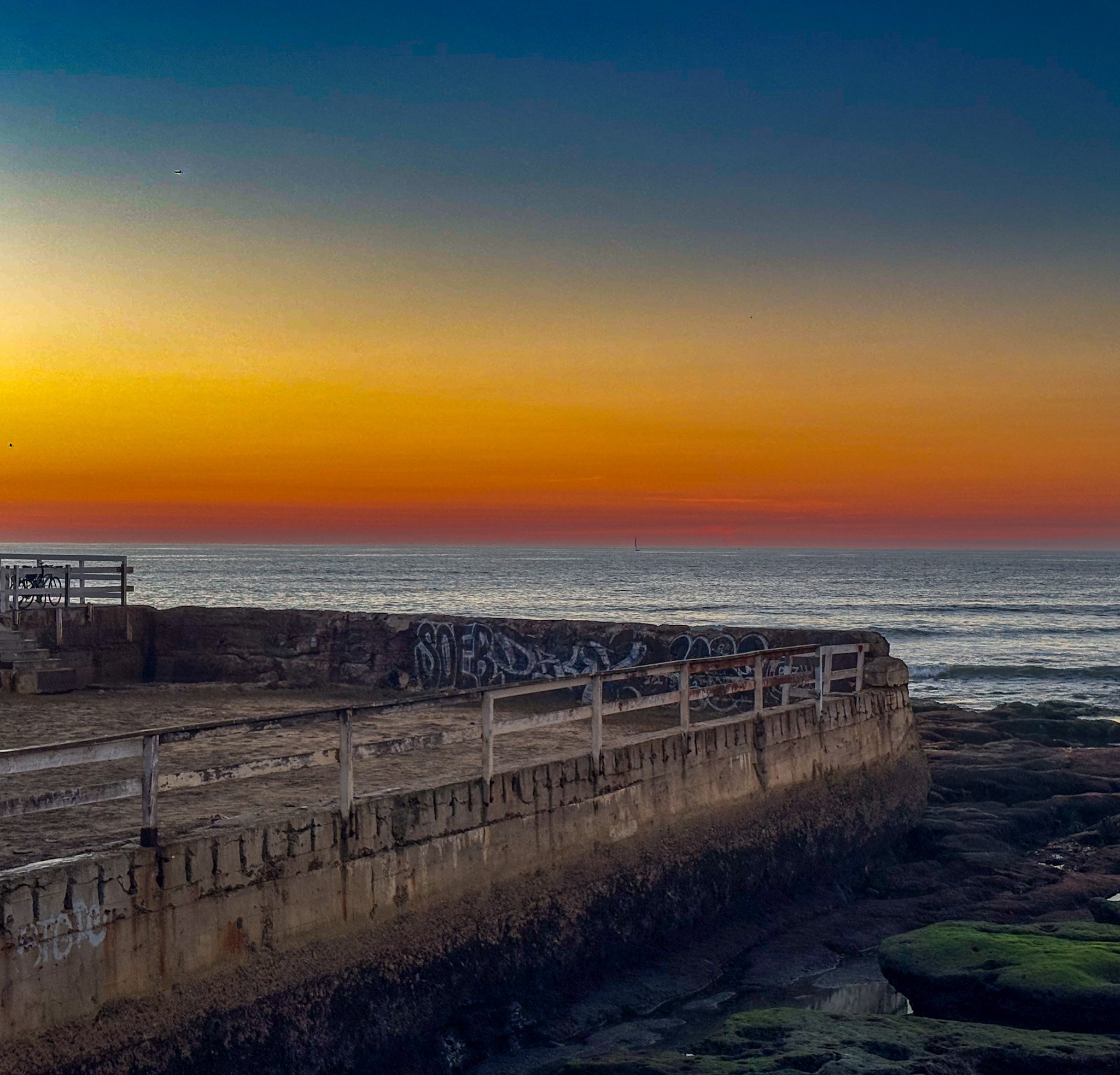 Urban Vibe Sunset at Ocean Beach San Diego – Digital Download Photography