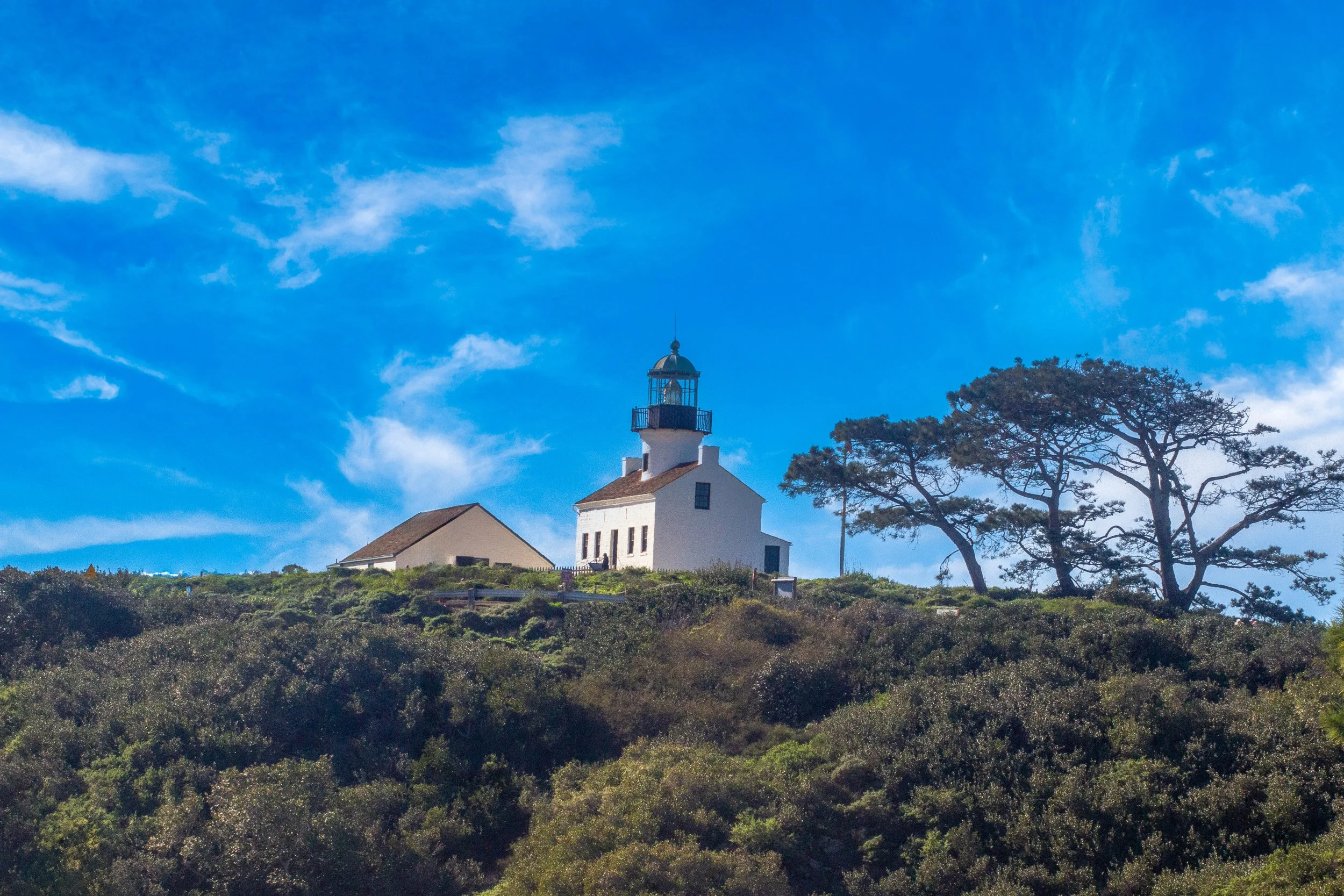 Old Point Loma Lighthouse, Cabrillo National Monument, Point Loma, California 