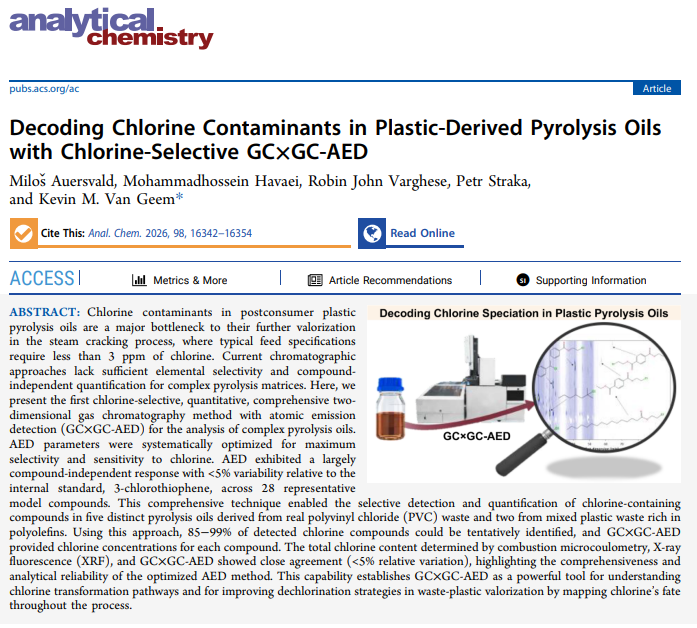 NEW publication in Analytical Chemistry